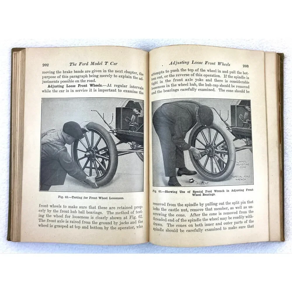 Model T Ford Car 1922 Complete Reference Rare Over 100 Year Old Book Fair